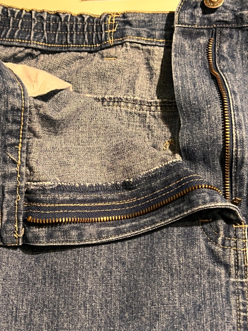 Style & Co. Skirt Women’s 20 Blue Jean Denim Midi Modest - Picture 6 of 6